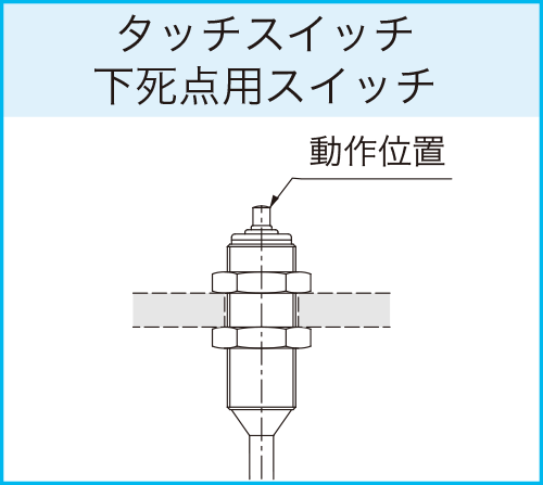 터치 스위치, 하사점용 스위치